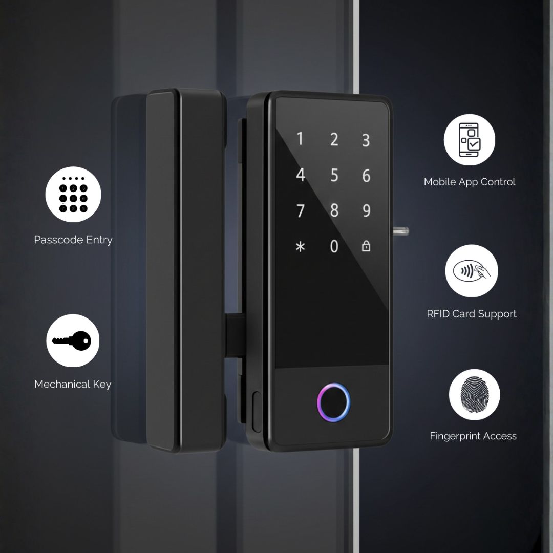Locklyst Smart Glass Door Lock - Image 5